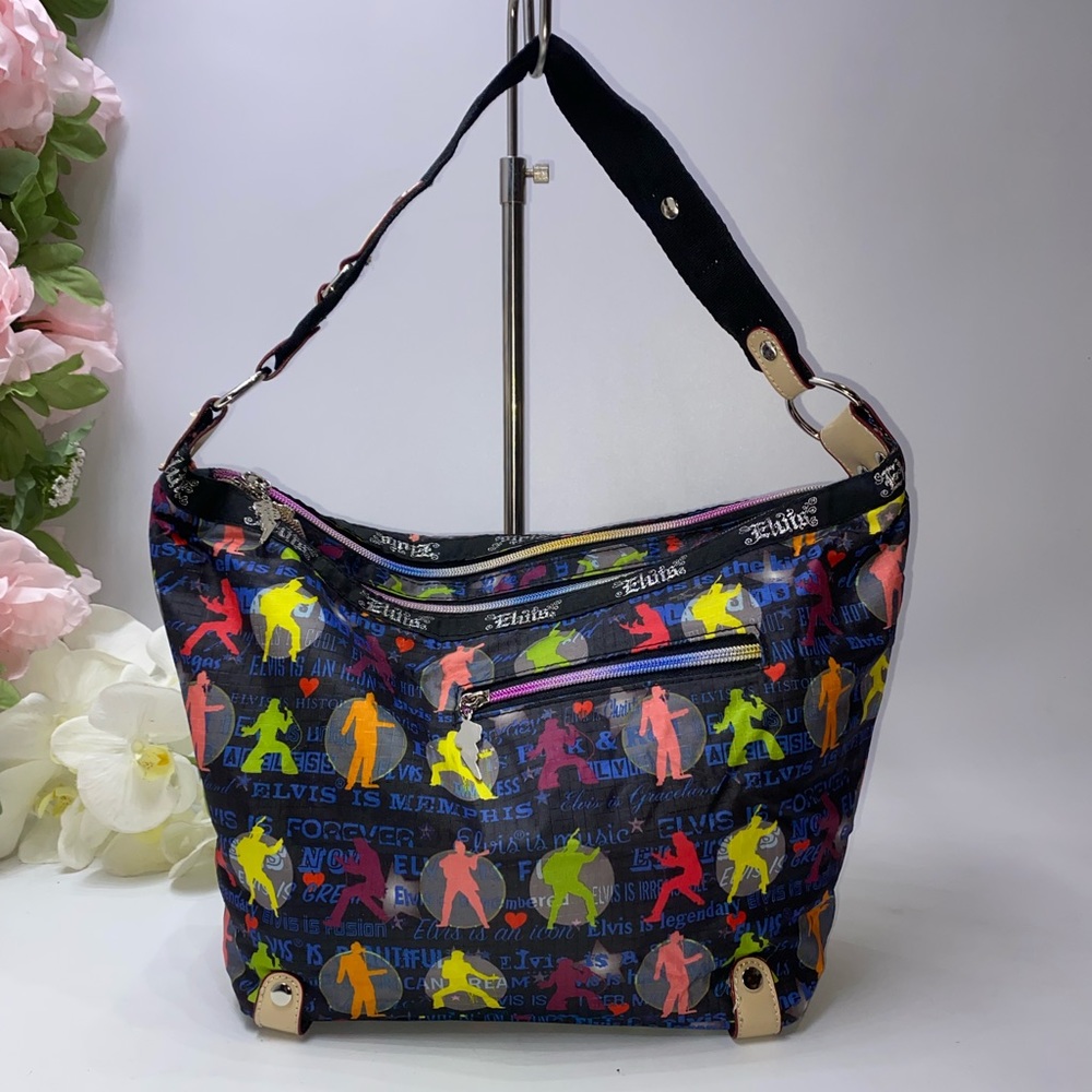 NEW Candice Nylon Elvis Shoulder Bag